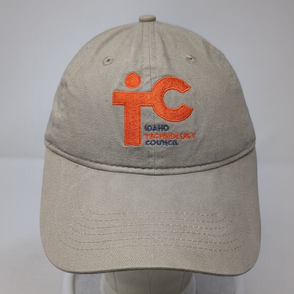 Idaho Technology Council Slideback Hat Brown One Size Embroidered - Picture 2 of 10
